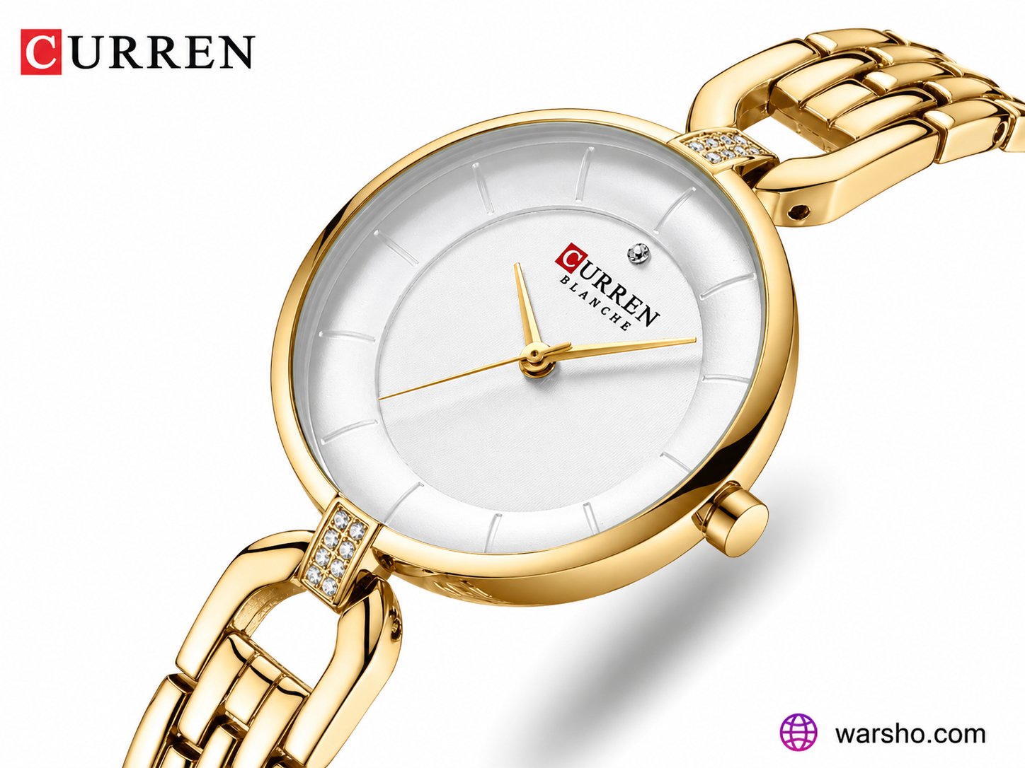 CURREN Women’s Luxury Quartz Stainless Steel Watch - image 2