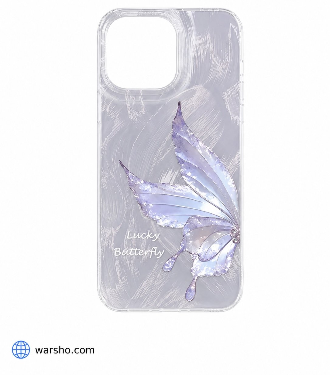 Water Ripple Pink Butterfly Case for iPhone 7/8/XR/XS/11/12/13/14/15/16 Series - image 2