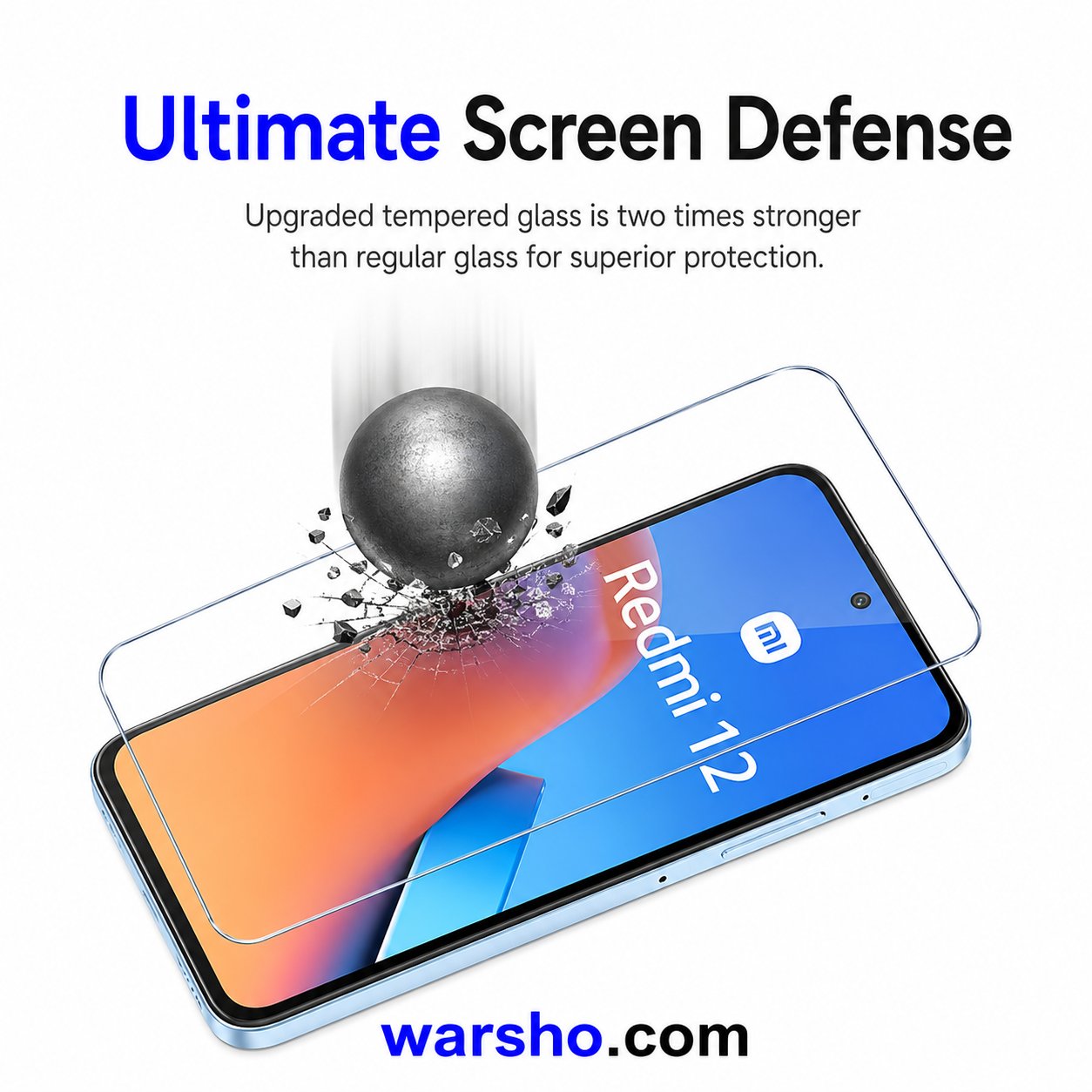 3PCS Tempered Glass Screen Protector for Redmi Series - image 5