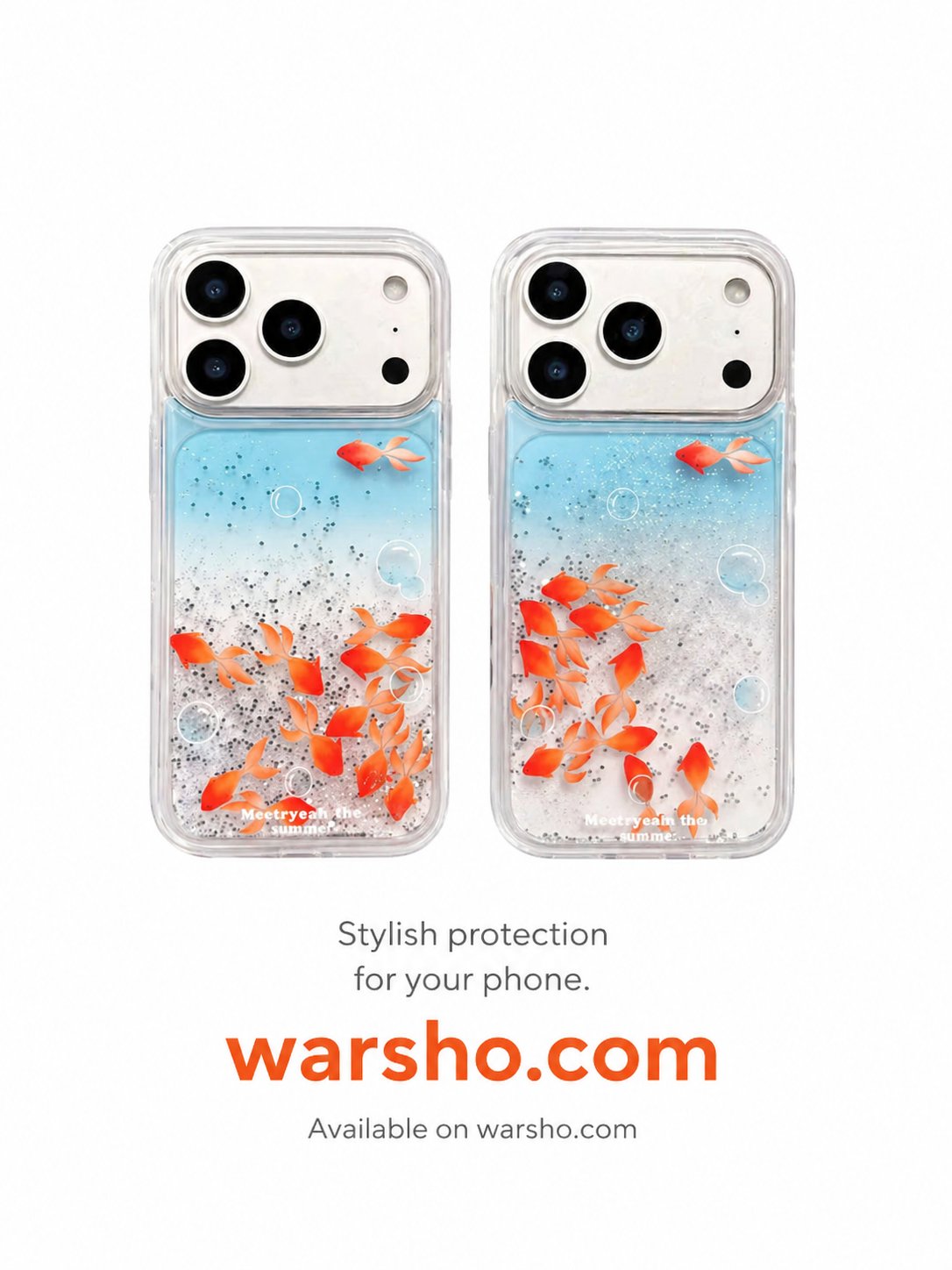 Goldfish Liquid Quicksand Case for iPhone 17 / 16 / 15 Pro Max