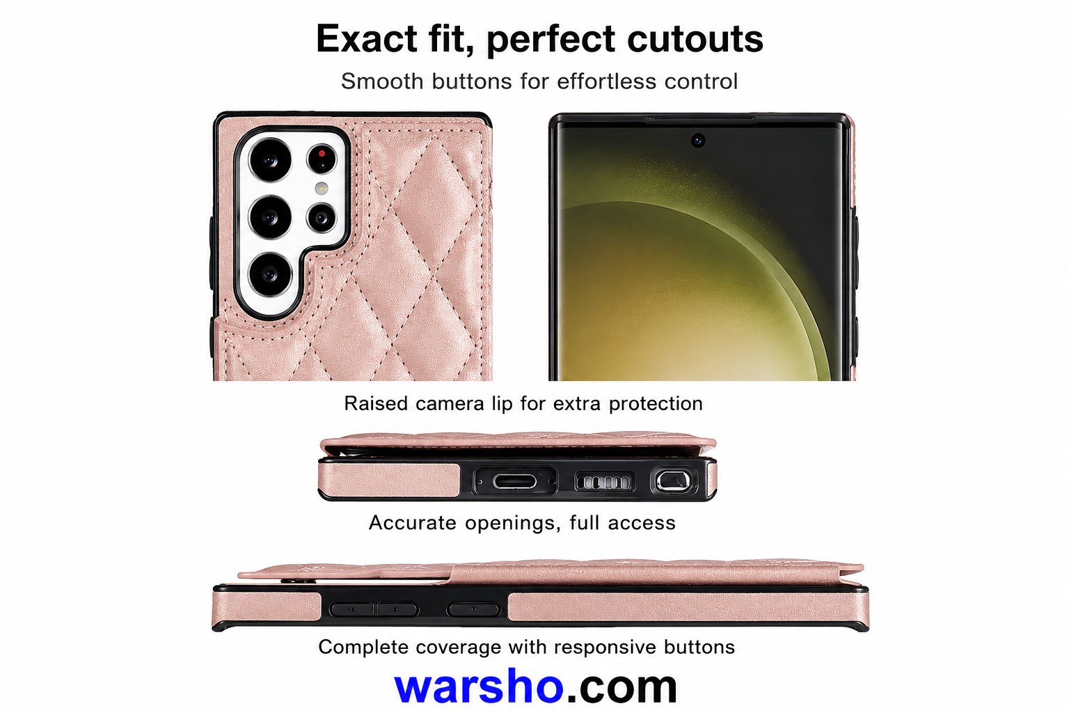 Wallet Flip Leather Case for Samsung Galaxy S25 Ultra, S24 FE, S23, S22, S21, S20 FE, Note 20, Note 10 Plus - image 3