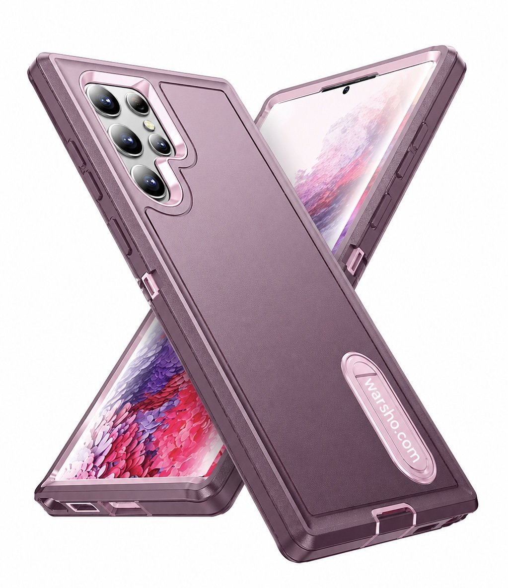 Product Name:  3-in-1 Heavy Duty Shockproof Case For Samsung Galaxy S26 / S25 / S24 / A Series – Rugged Kickstand Protective Cover - image 5