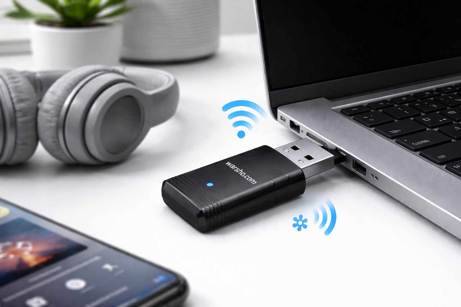 WiFi & Bluetooth USB Adapter - image 3