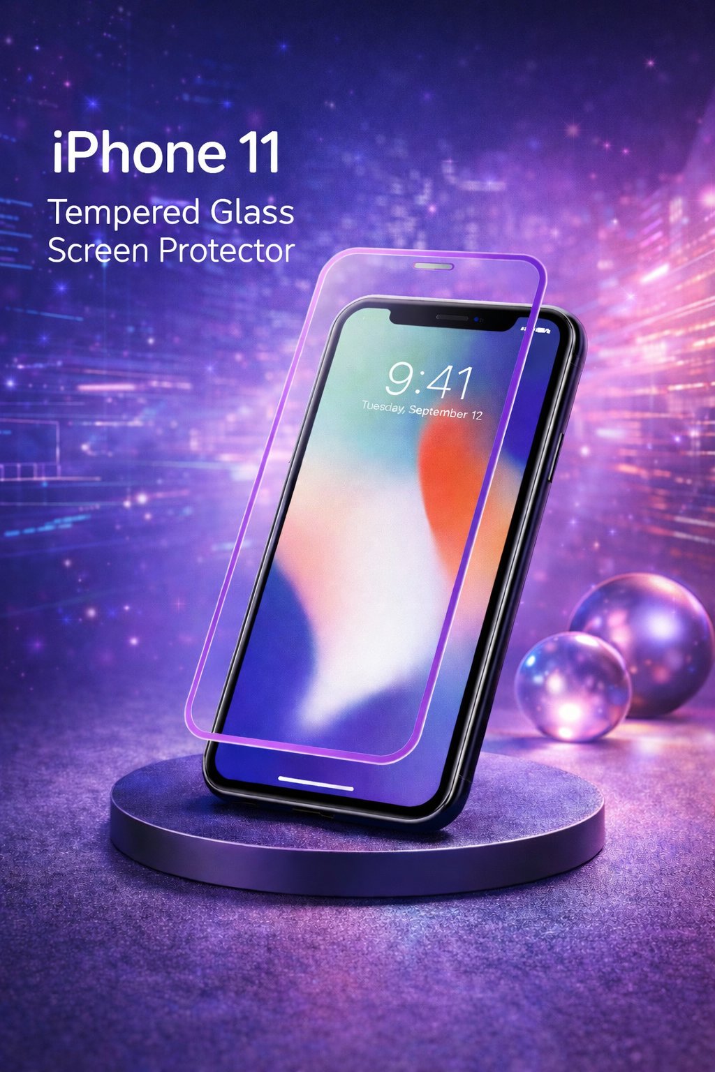 iPhone 11 Tempered Glass Screen Protector