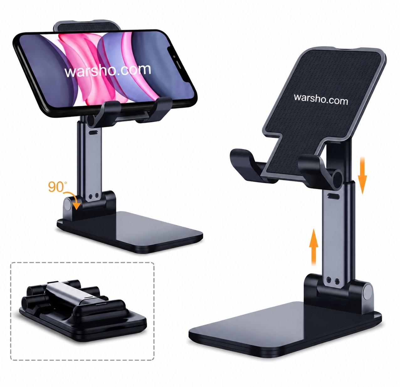 Adjustable Telescopic Mobile Phone & Tablet Stand