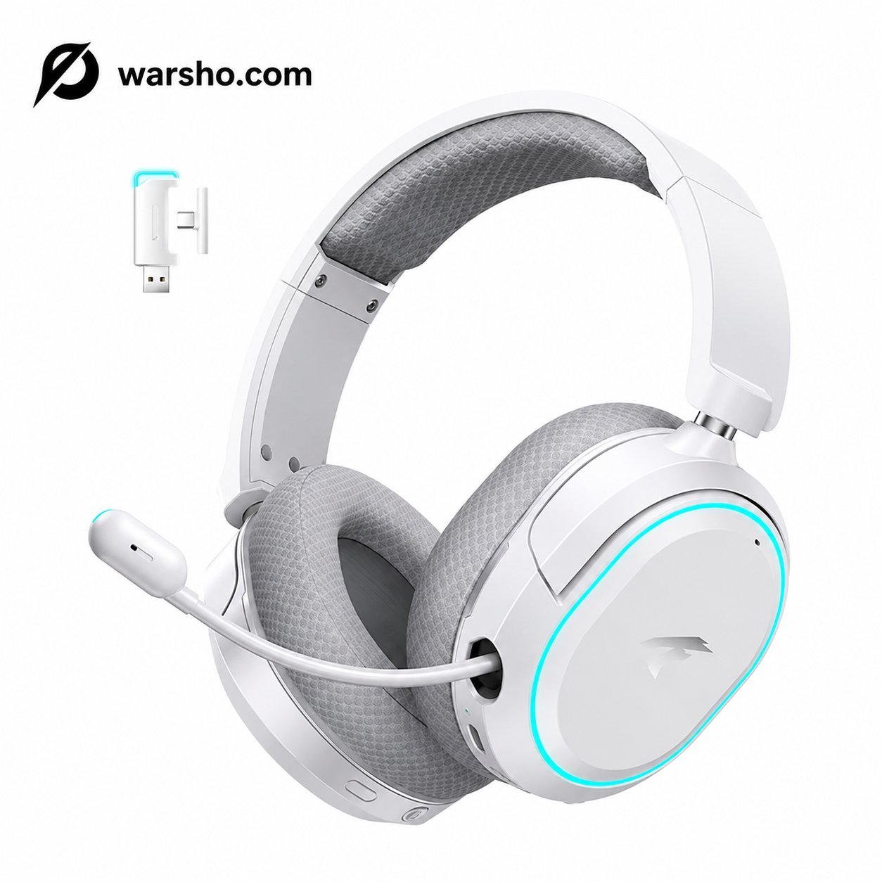Picun G2 Wireless Gaming Headset Bluetooth 5.3 – 7.1 Surround Sound for PC, PS5, PS4, Mobile & Switch (Low Latency) - image 2