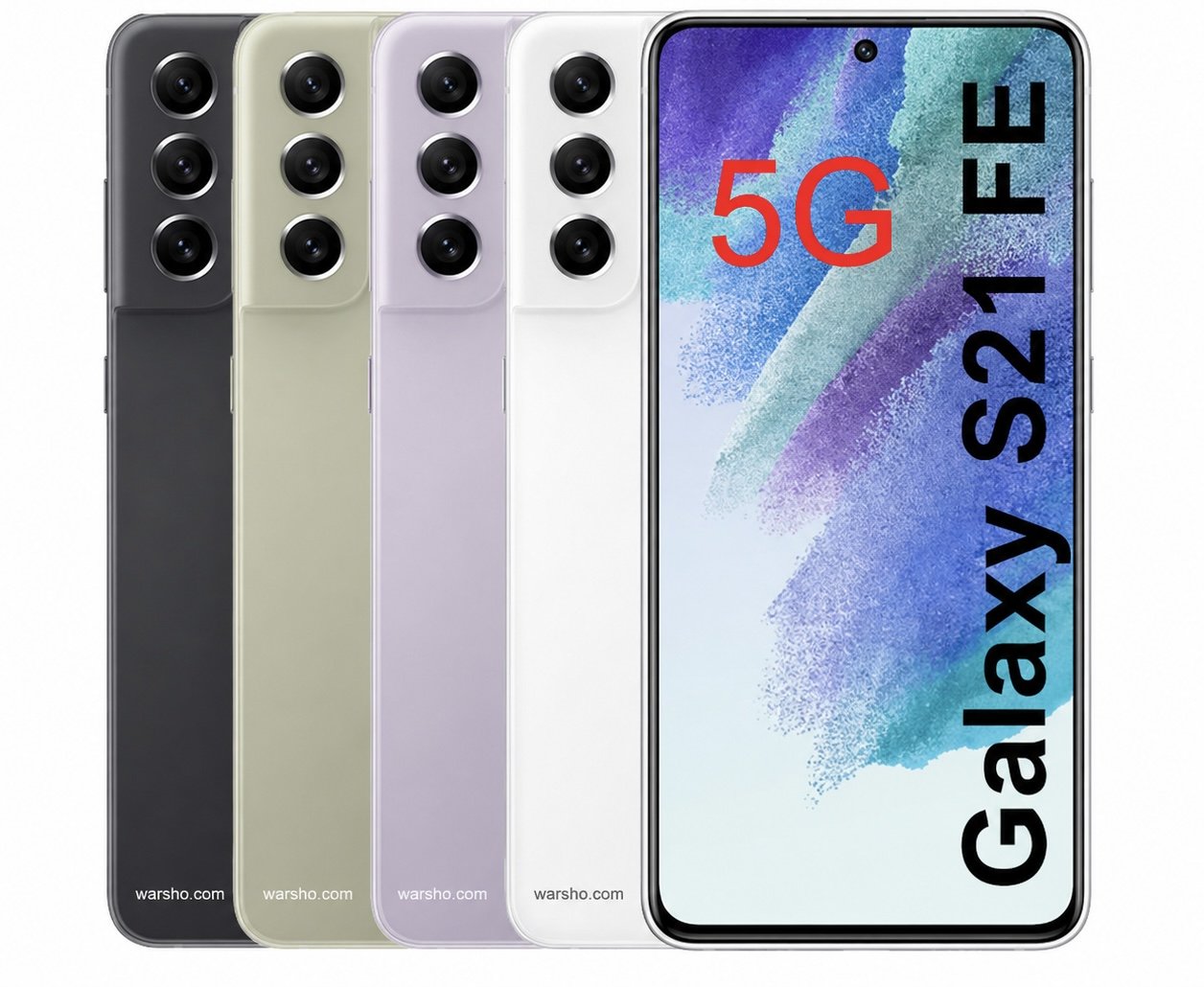 Samsung Galaxy S21 FE 5G Smartphone (6.4” Display, Snapdragon)