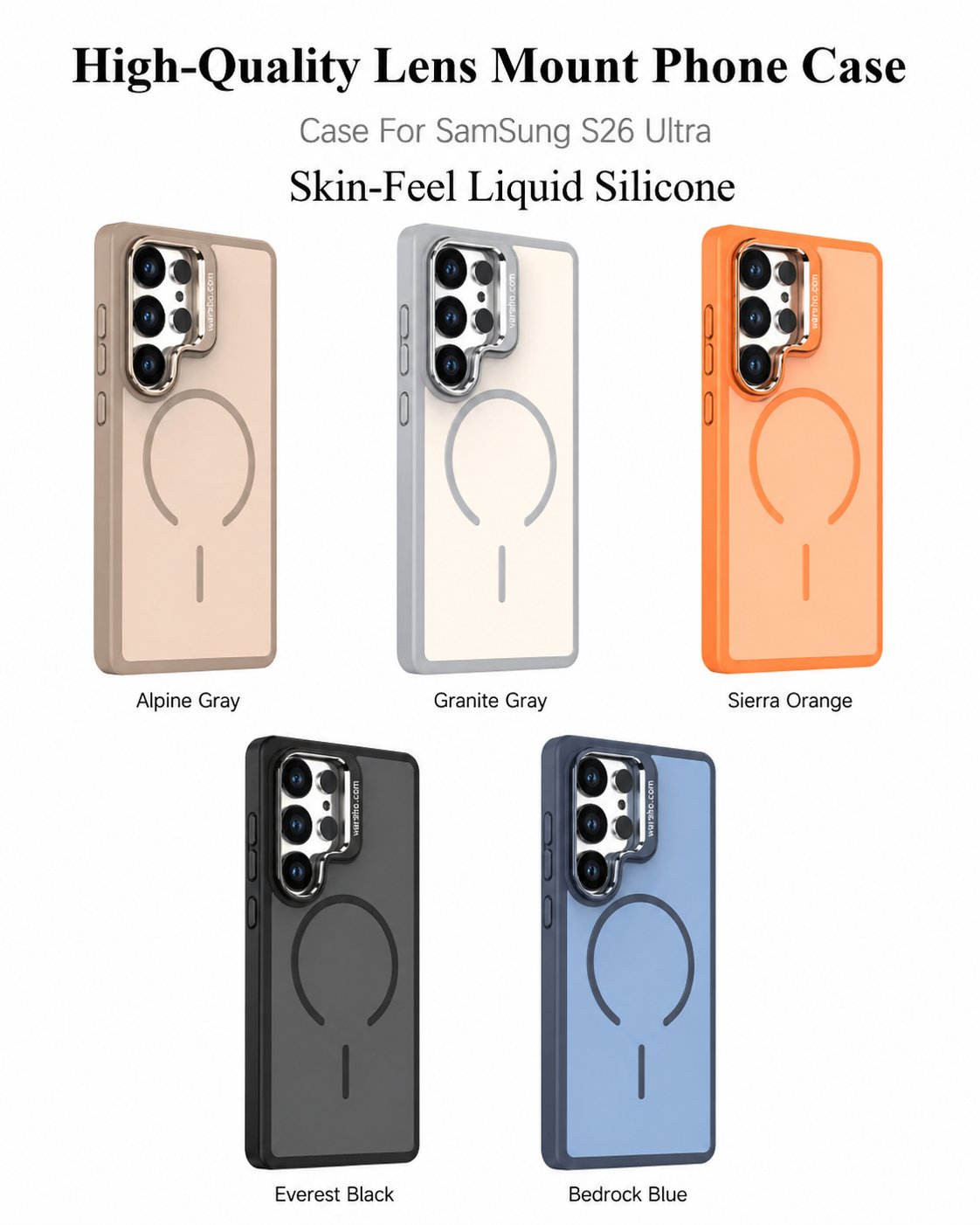 MagSafe Magnetic Case For Samsung Galaxy S26 / S25 / S24 / A Series – Liquid Silicone Protective Cover - image 3