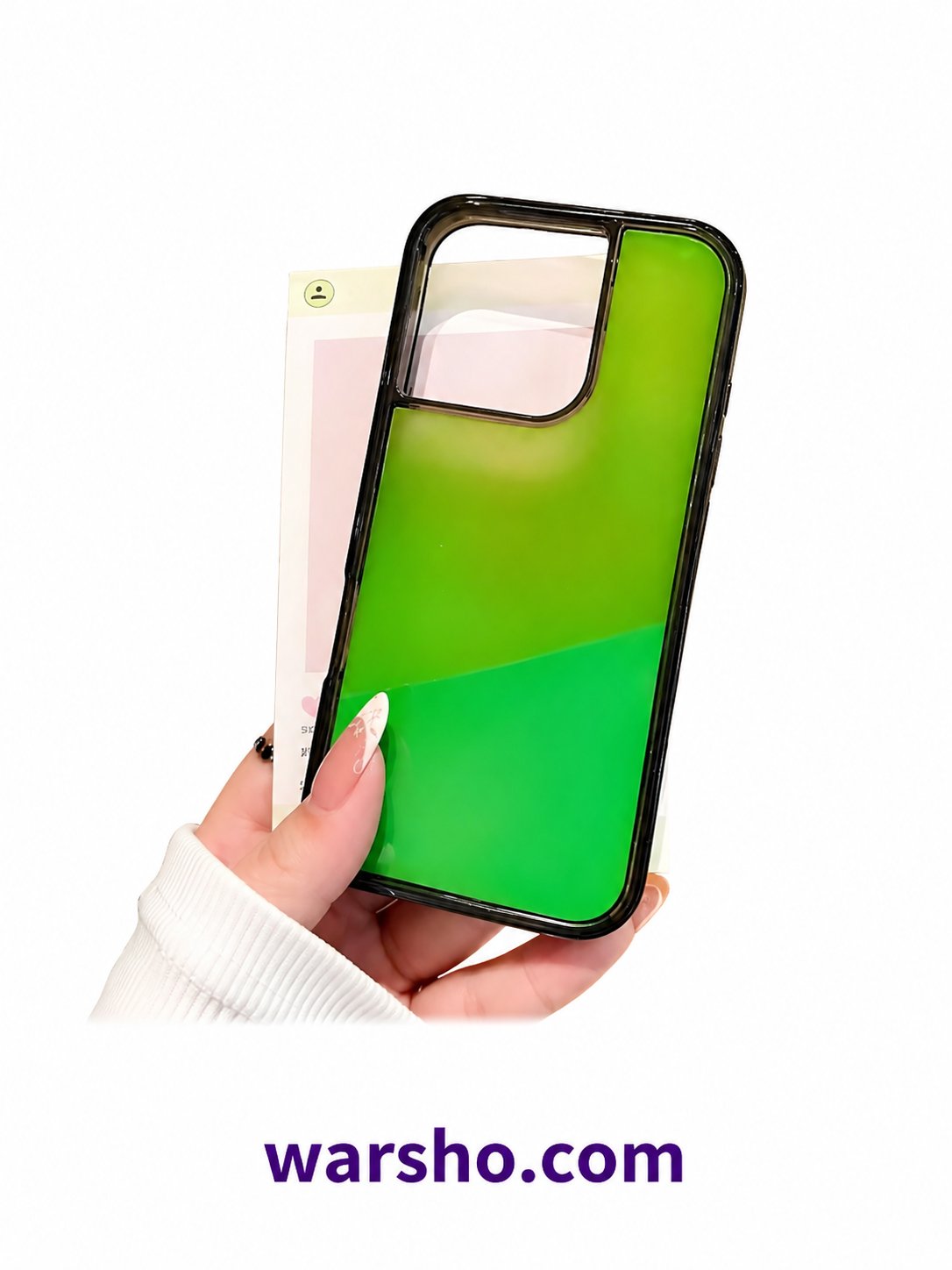 Glow in Dark Luminous Quicksand Case for iPhone 16 / 17 Pro Max / 15 Series - image 7