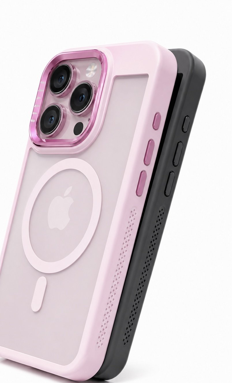 Luxury MagSafe Clear Heat Dissipation Case for iPhone 11/12/13/14/15/16 Series (Acrylic Armor Cover) - image 6