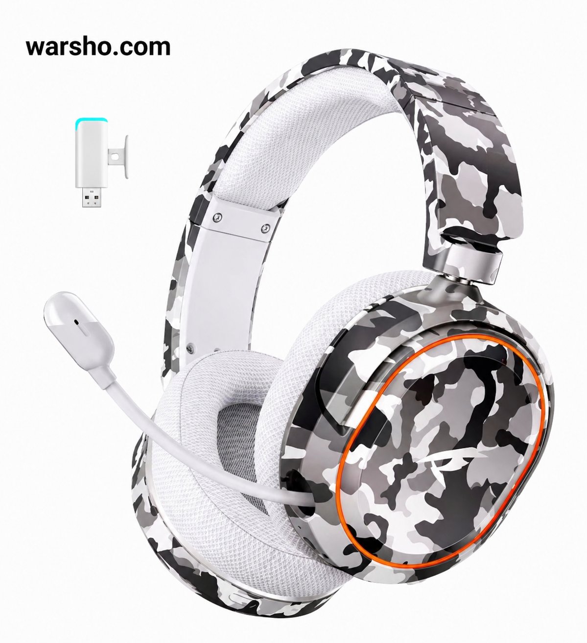Picun G2 Wireless Gaming Headset Bluetooth 5.3 – 7.1 Surround Sound for PC, PS5, PS4, Mobile & Switch (Low Latency) - image 5