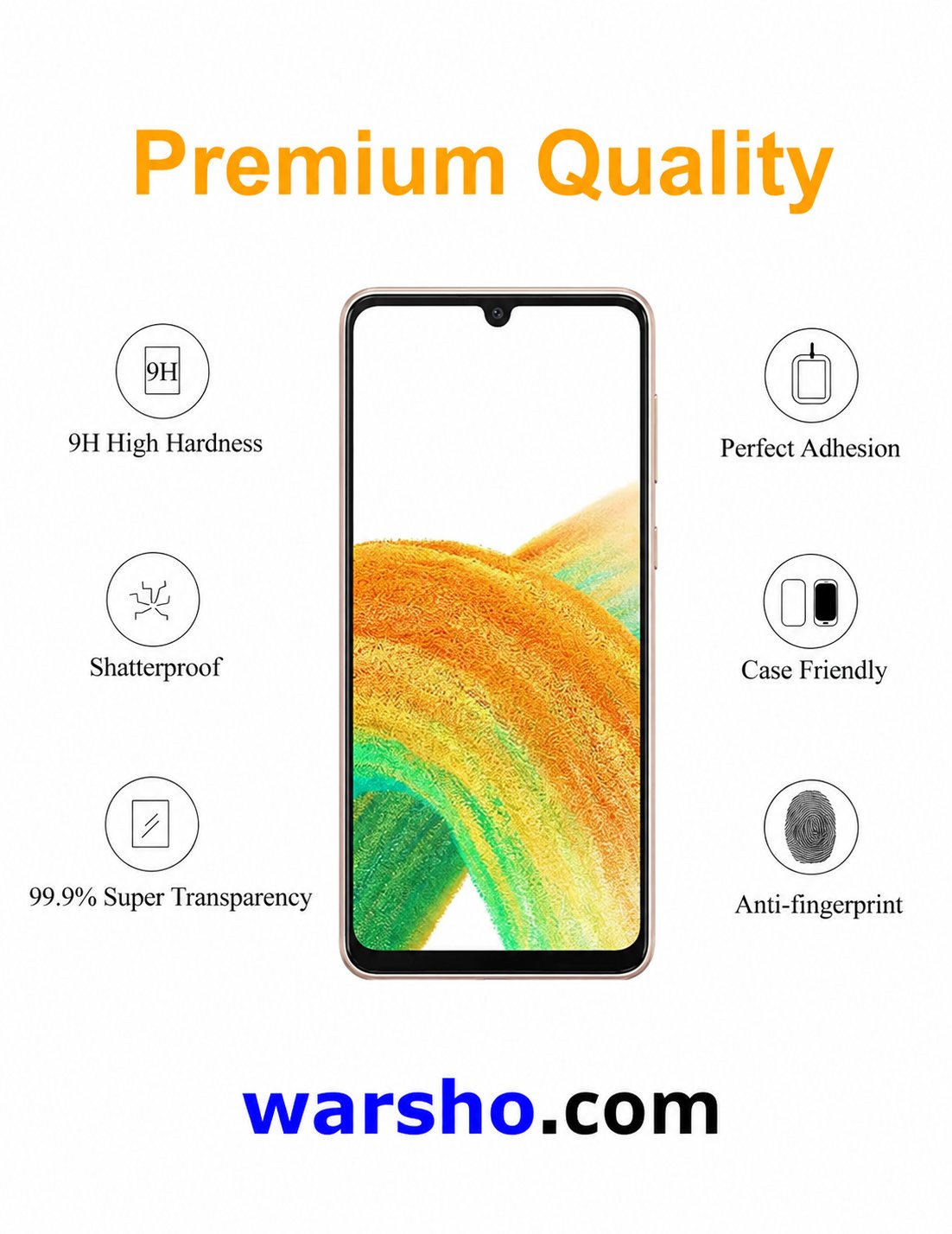 Samsung Galaxy A33 5G Tempered Glass Screen Protector - image 2