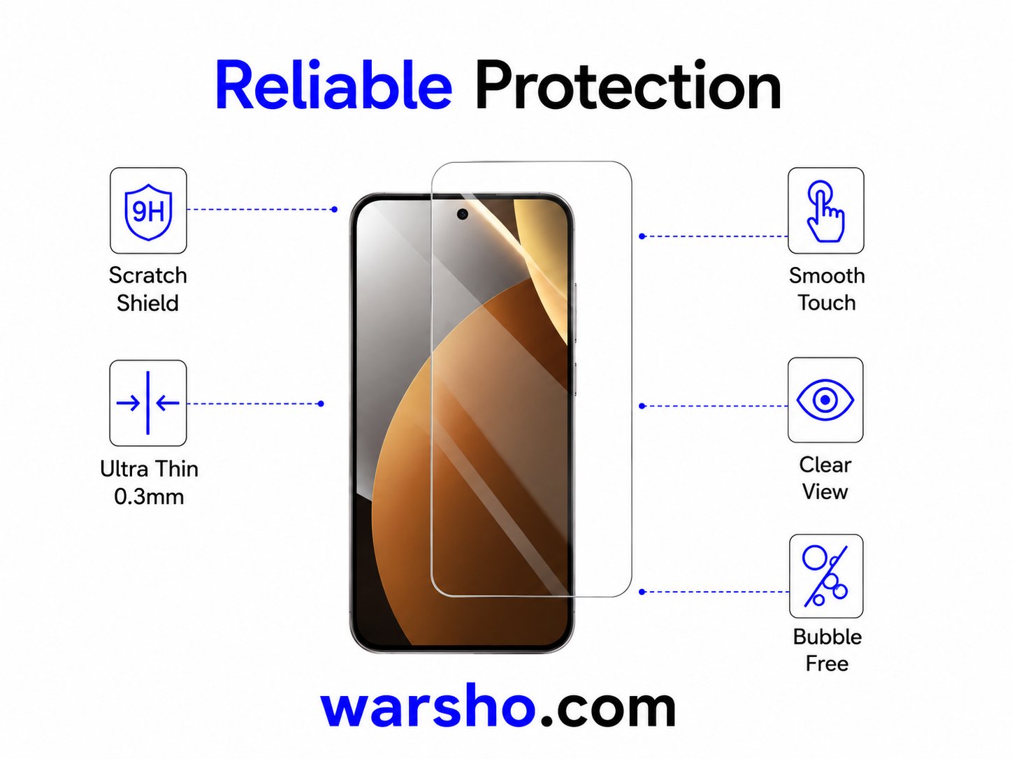 9H Clear Tempered Glass Screen Protector for Xiaomi Redmi Note 15 Pro 5G - image 4