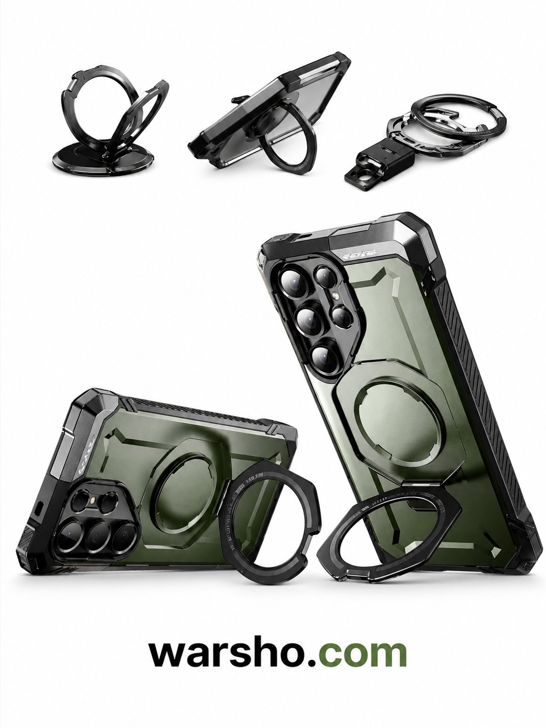 SUPCASE UB Grip Magnetic Rugged Case For Samsung Galaxy S25 Ultra – Heavy Duty Kickstand Protective Cover - image 3