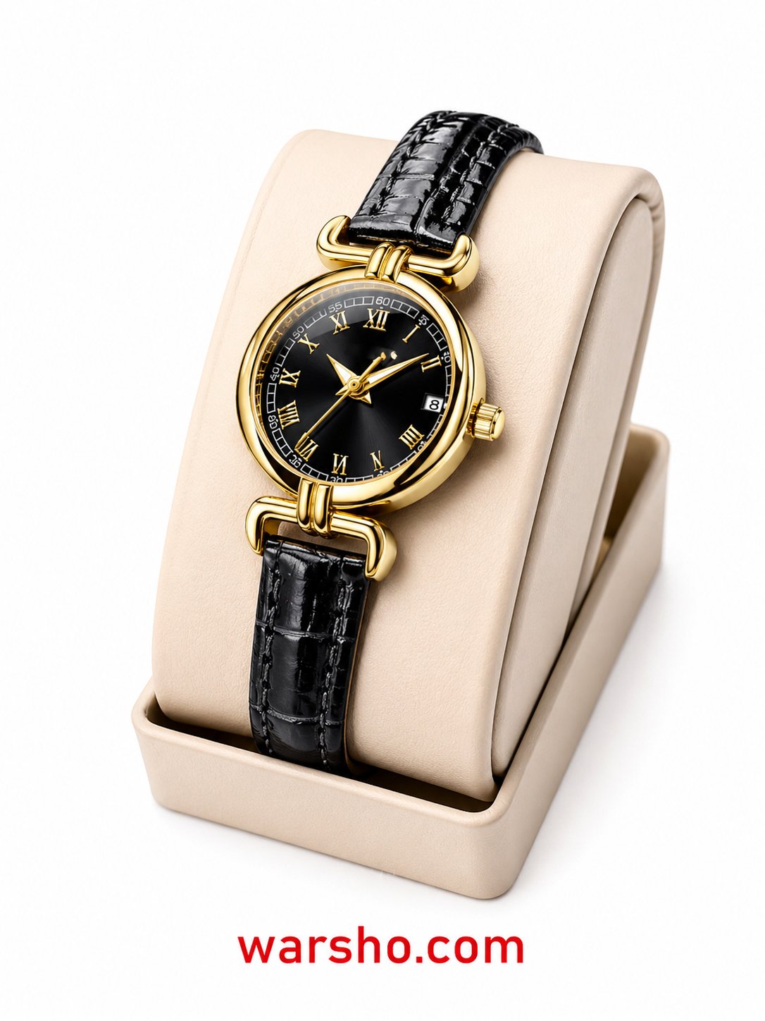 OLEVS 5645 Women’s Elegant Quartz Watch with Leather Strap - image 2