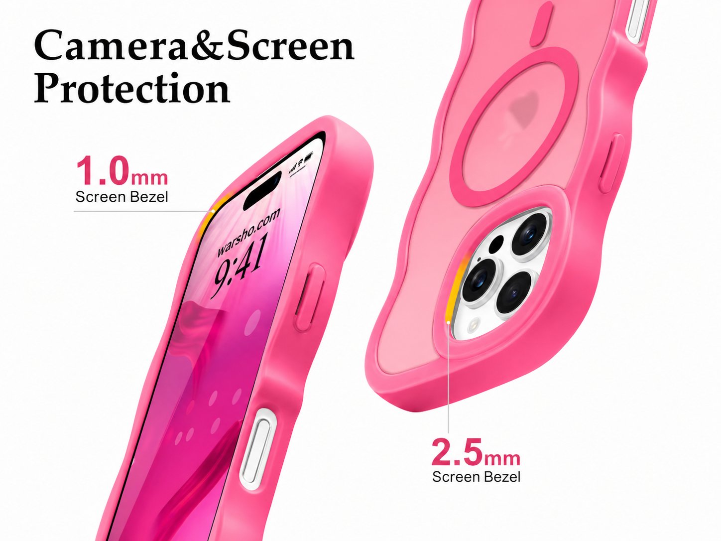 Luxury Wavy Matte MagSafe Case for iPhone 17 / 16 / 15 / 14 / 13 / 12 Pro Max - image 4