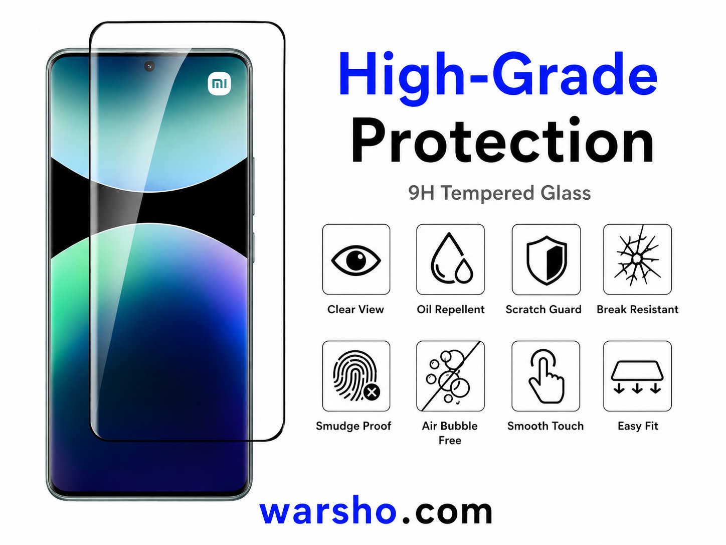 8-in-1 9D Curved Tempered Glass & Camera Lens Protector for Xiaomi Redmi Note 14 / 15 Pro 5G & 4G - image 3