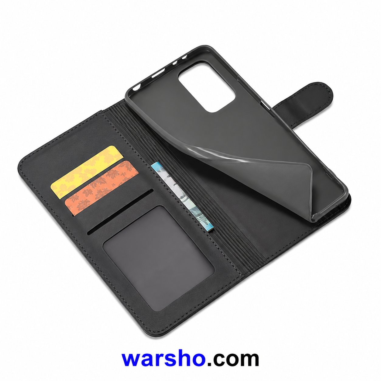 Leather Flip Wallet Case for Xiaomi Redmi 13 4G, 13 5G, 12 Pro, 11, 10, 11S, 10S, 9 & 9S - image 4